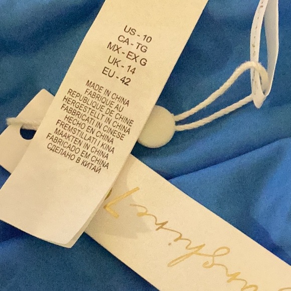 NWT Sunshine 79 Size 10 Bikini Bottom Sky - Picture 5 of 6